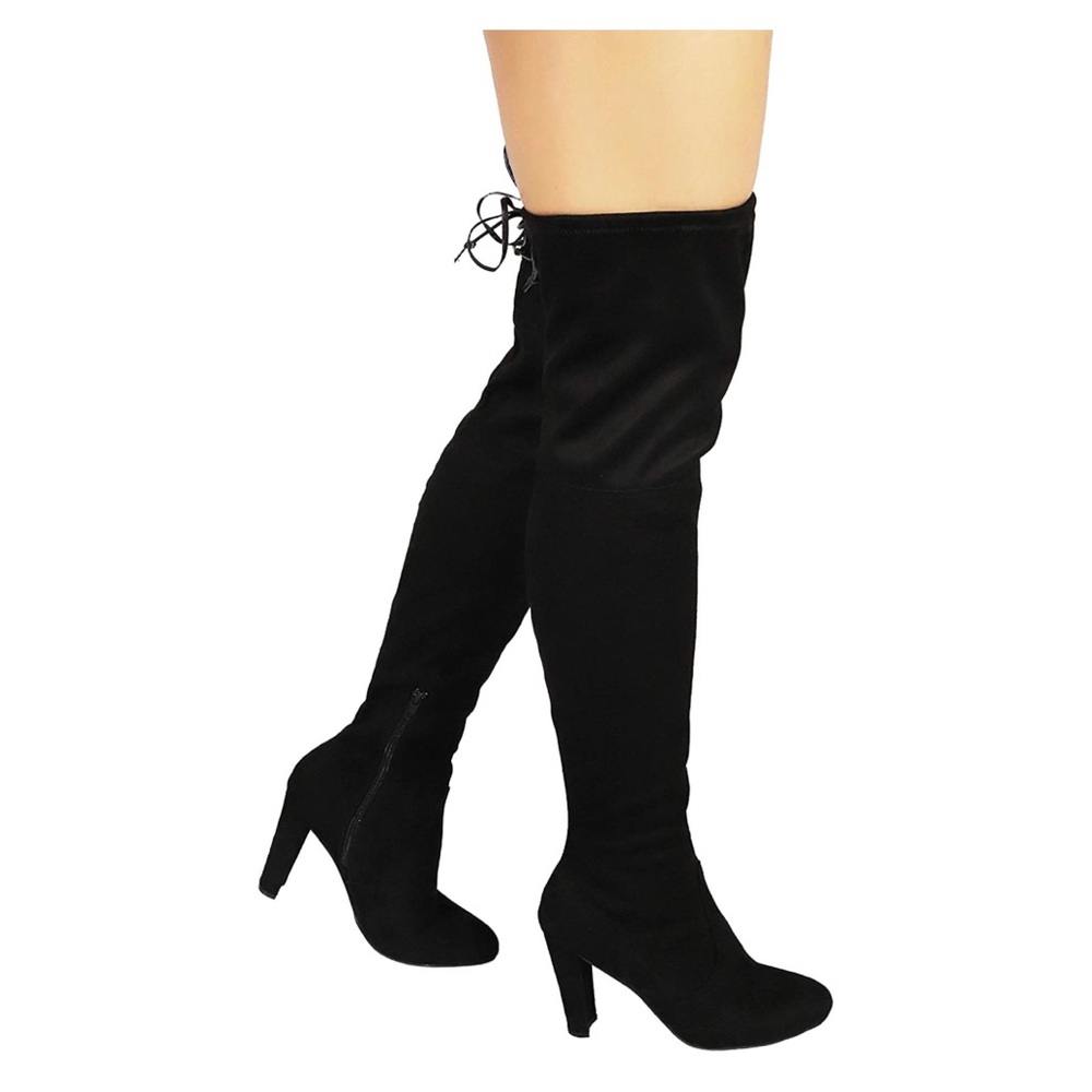 Sexy Over The Knee Boots 8.5 Black